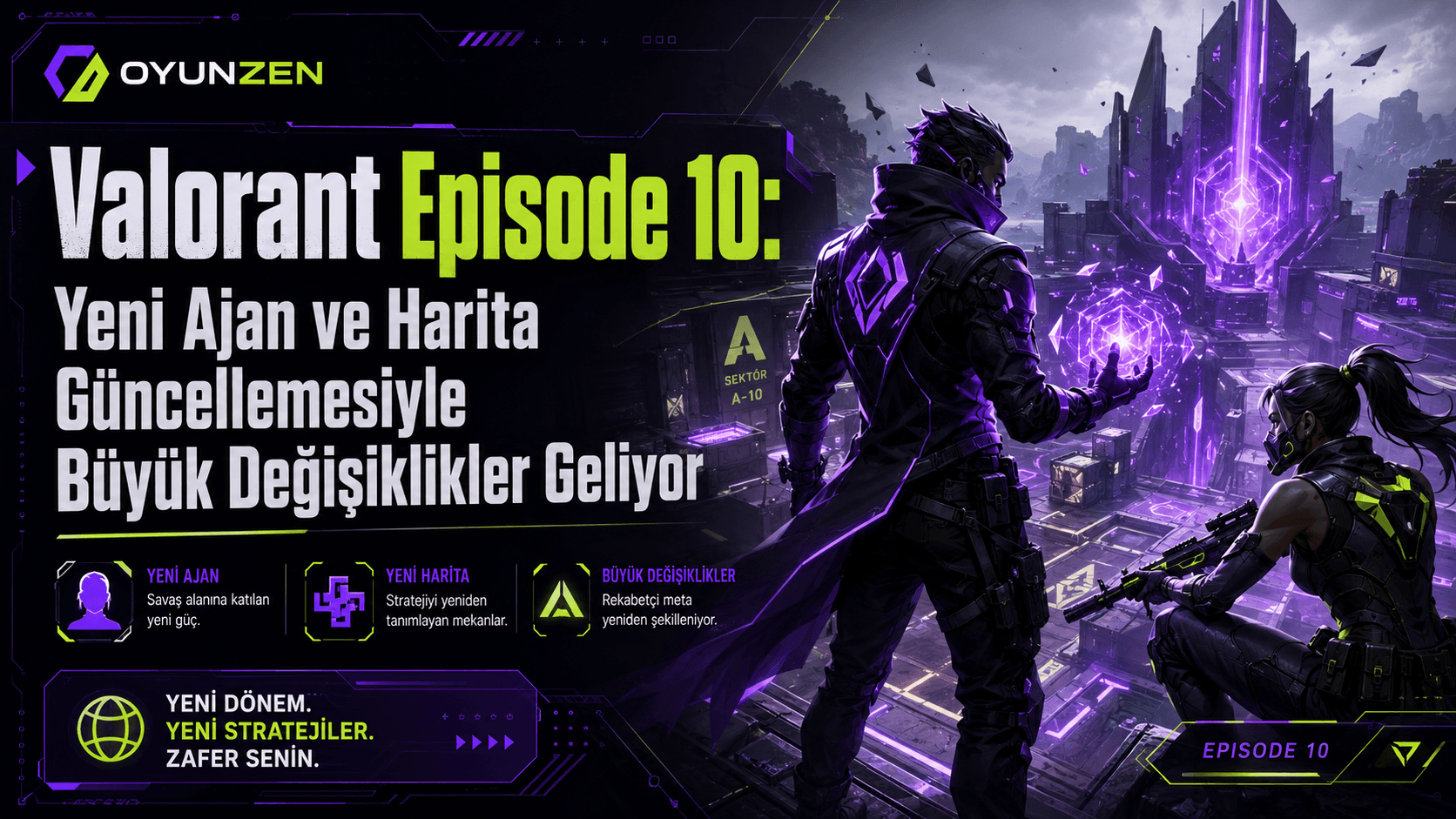 Valorant Episode 10: Yeni Ajan ve Harita Güncellemesiyle Büyük Değişiklikler Geliyor